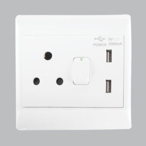 SB-PL323 WH (16A PLUG + 2 USB 5V)-0