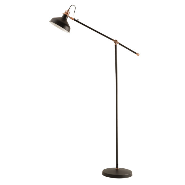 Eurolux RFL25 Floor Light Steel Black & Copper