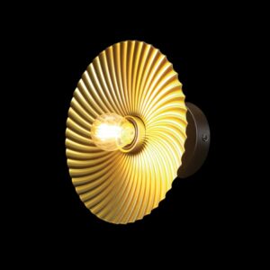 K Light G-KLW-502 Golden Shell Wall Light