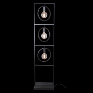K Light 3E-KLT-200/BL Ringmaster Floor Lamp Black