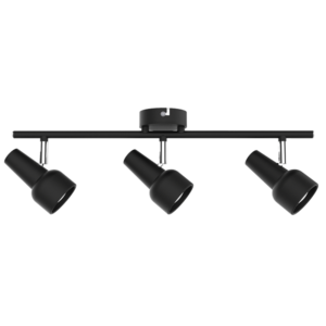 Brightstar S165/3 Matt Black and Polished Chrome Spotlight