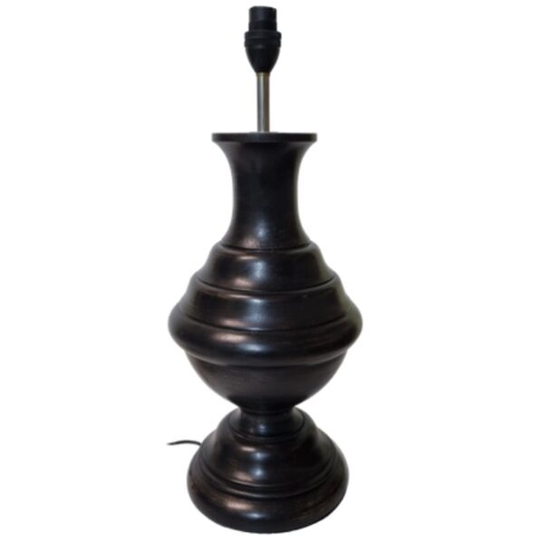 Litex Lamps TL907 WD Wooden Trophy Table Lamp Large