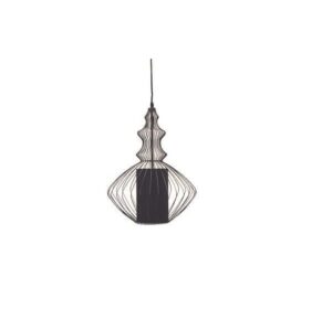 Spazio 8676.02 Tokyo 2 Black Interior Wired Frame Pendant