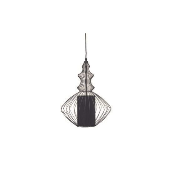 Spazio 8676.02 Tokyo 2 Black Interior Wired Frame Pendant