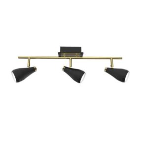 Brightstar S173/3 BK/Brass Spotlight