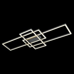 K Light K-LED-9012/BL LED Enigma Ceiling Light Black