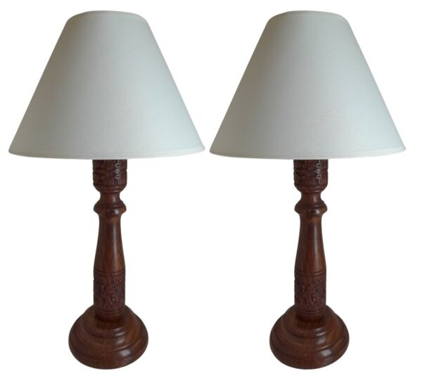 Litex Lamps TL894 - Twin Pack Table Lamp + Shade - Image 2