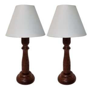 Litex Lamps TL894 - Twin Pack Table Lamp + Shade