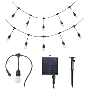 Brightstar WSC009 Solar Outdoor String Lights