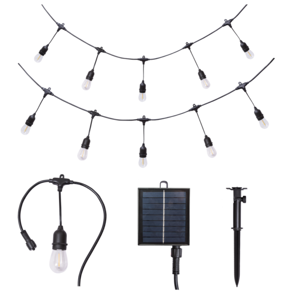 Brightstar WSC009 Solar Outdoor String Lights