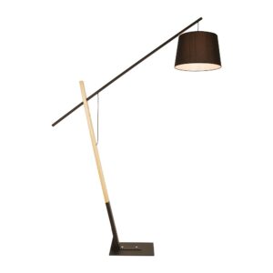 Eurolux FL226B Adjustable Floor Lamp including Black Shade