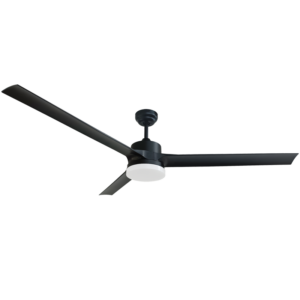 Brightstar FCF087 Ceiling Fan Black 3 ABS Blades. 60" (152cm)