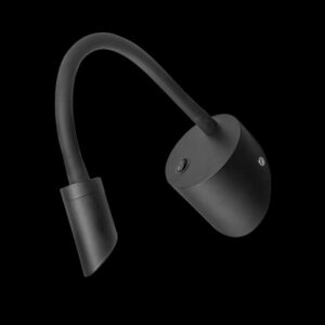K Light MB-005/BL 230v LED Goose Neck Black Reading Light