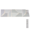 Brightstar WB268 MATT WHITE LED, Metal Wall Bracket with Remote Control, Dimmable