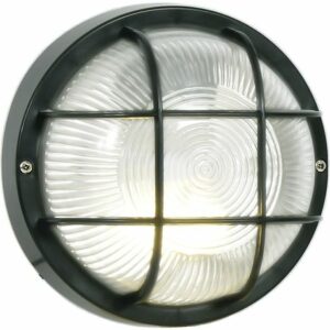 Round PVC bulkhead with grid