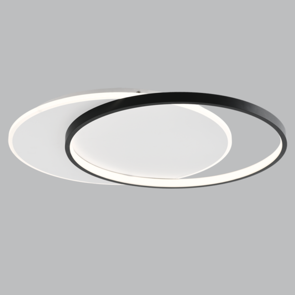 Brightstar CF274 BK/WH Metal and Acrylic LED Ceiling Fitting
