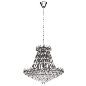 Brightstar PEN297 CRYSTAL Polished Chrome and Crystal Pendant