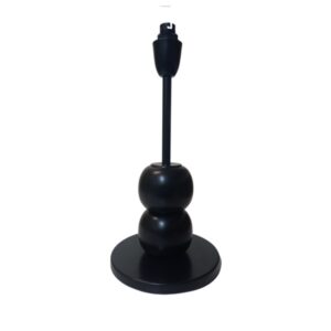 Litex Lamps TL1016 MATT/BK Metal Stacked Ball Table Lamp