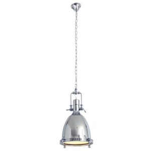 Brightstar PEN263 CHROME Polished Steel and Glass Pendant