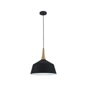 Brightstar PEN393/1 BLACK Metal and Wood Pendant