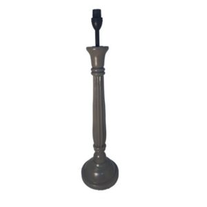 Litex Lamps TL903 SATIN GRANITE Lanky Lady Satin Granite Wooden Table Lamp