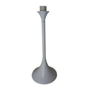Litex Lamps TL913 WH Large Bugle Metal Table Lamp