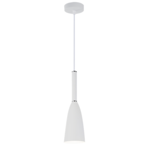 Brightstar PEN243/1 WHITE Metal Pendant White