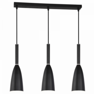Brightstar PEN243/3 BLACK Metal Pendant White