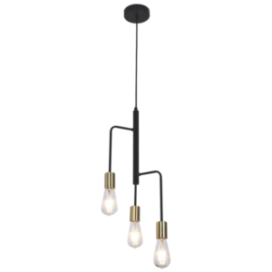 Brightstar PEN563/3 BLACK Metal Pendant Black