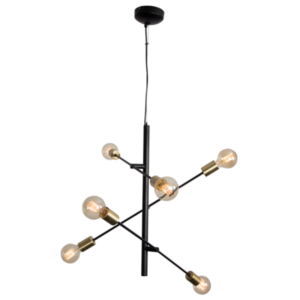 Brightstar PEN596 BLACK Metal Pendant with Adjustable Arms