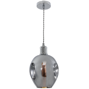 Brightstar PEN610 CHROME Polished Chrome Pendant with Glass