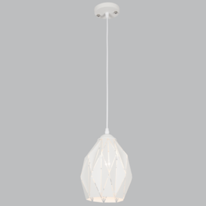 Brightstar PEN637/1 WHITE Sand White Metal Cord Pendant