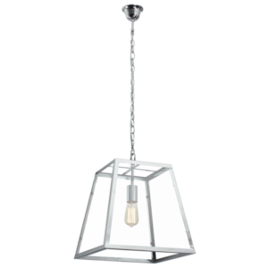 Brightstar PEN741 CHROME Polished Chrome and Clear Glass Pendant