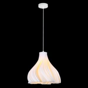 K Light PO-KLCH-1916 Marigold 3D Printed Recycled Pendant White