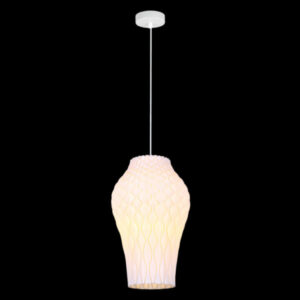 K Light PO-KLCH-1921 Bluebell 3D Printed Recycled Pendant White