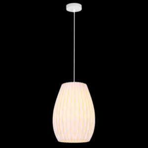K Light PO-KLCH-1922 Orchid 3D Printed Recycled Pendant White