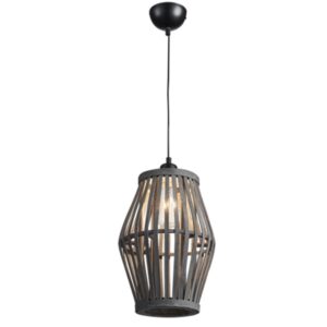 Brightstar PEN219 RATTAN Metal and Rattan Pendant