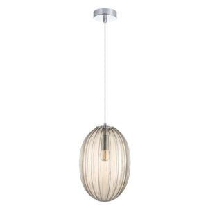 K Light A-KLCH-900-S/CG Marilyn Small Glass Pendant Chrome