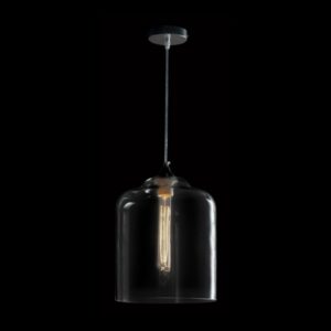K Light CA-KLCH-001/CL Bell Jar Glass Pendant