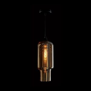 K Light CA-KLCH-004/AB Cylinder Glass Pendant