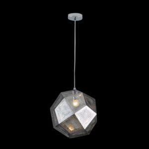 K Light CA-KLCH-1308/CH Stainless Steel Round Mesh Pendant Chrome