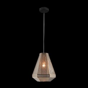 K Light CA-KLCH-1309/GD Stainless Steel Diamond Mesh Pendant Gold
