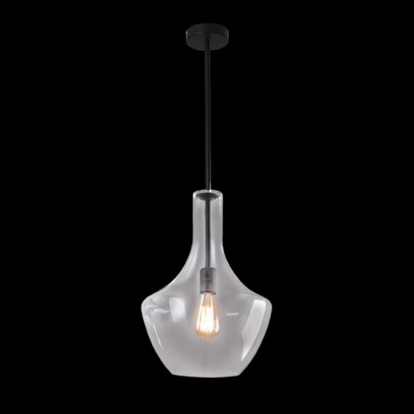 K Light CA-KLCH-336L/CL, Large Vase Glass Pendant