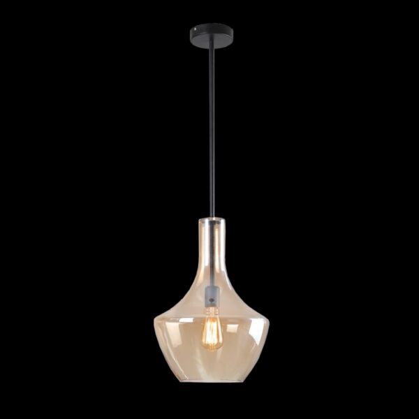 K Light CA-KLCH-336L/AB, Large Vase Glass Pendant