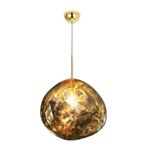 K Light DL-KLCH-9306/GD Large Molten Pendant