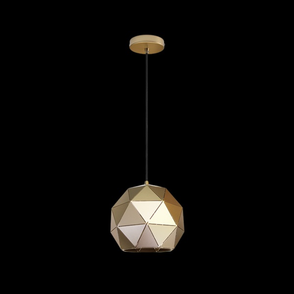 K Light G-KLCH-820-S/SG Small Laser Cut Metal Ball Pendant