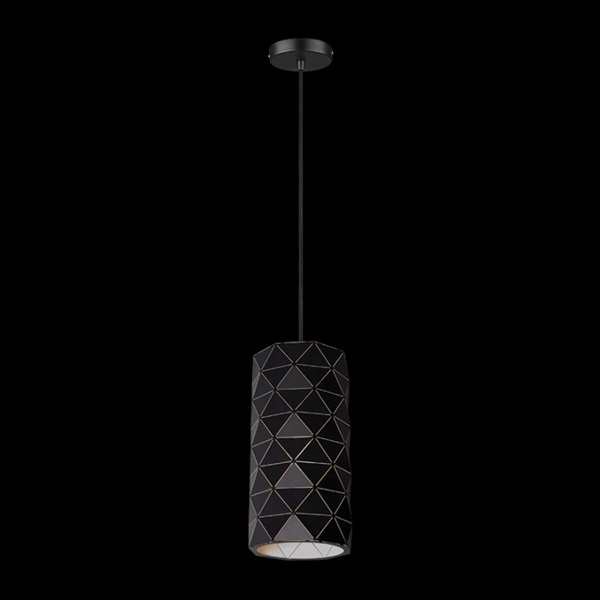 K Light G-KLCH-821/BL Laser Cut Metal Cylinder Pendant