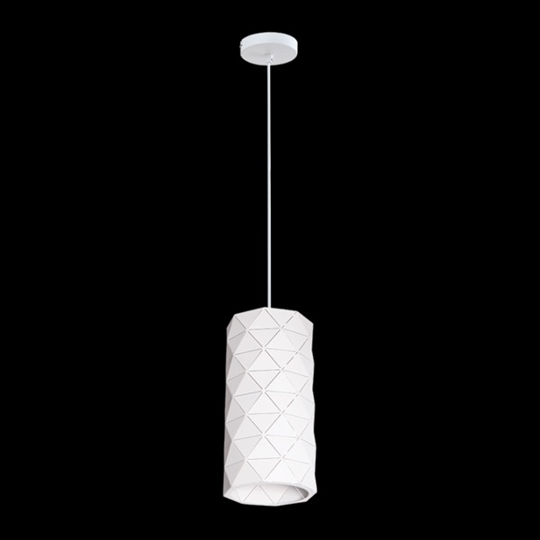 K Light G-KLCH-821/WH Laser Cut Metal Cylinder Pendant