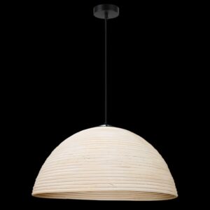 K Light GO-KLCH-362L/WD Large Rattan Tube Pendant