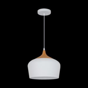 K Light H-KLCH-8130S/WH Small Metal Acorn Pendant